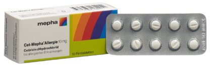 CET Mepha Allergie cpr pell 10 mg 10 pce - immagine 5