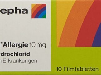 CET Mepha Allergie cpr pell 10 mg 10 pce