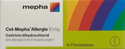 CET Mepha Allergie cpr pell 10 mg 10 pce