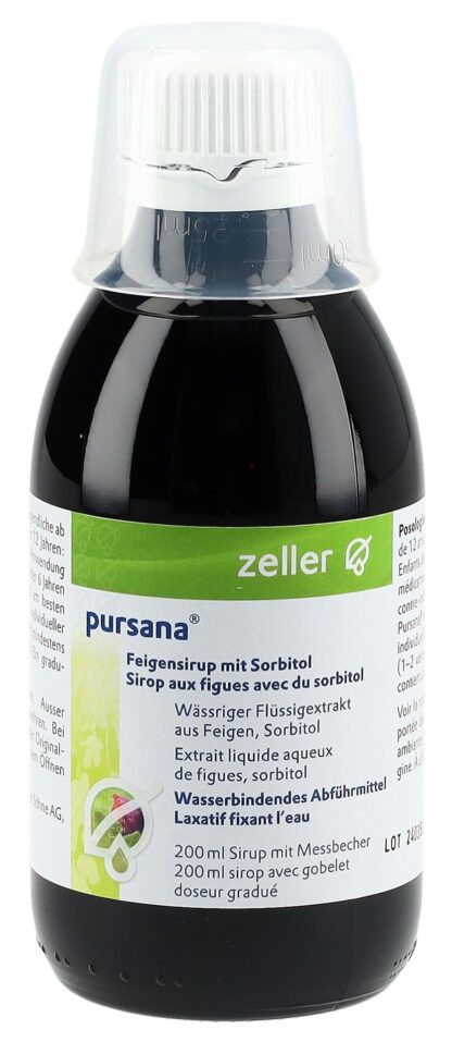 PURSANA sirop aux figues avec sorbitol 200 ml - immagine 7