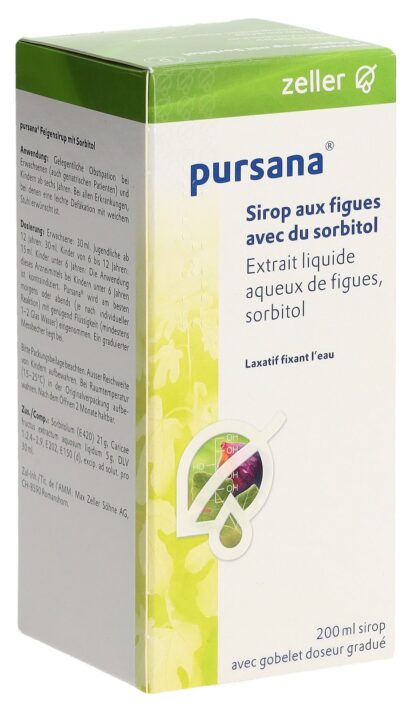 PURSANA sirop aux figues avec sorbitol 200 ml - immagine 4