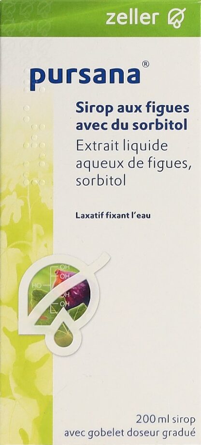 PURSANA sirop aux figues avec sorbitol 200 ml - immagine 2
