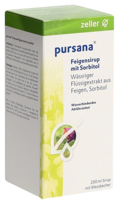 PURSANA sirop aux figues avec sorbitol 200 ml - immagine 3