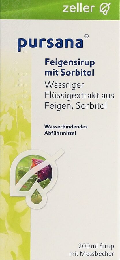 PURSANA sirop aux figues avec sorbitol 200 ml