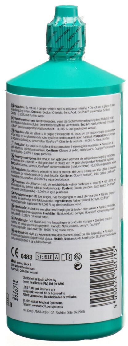 LENS PLUS OcuPure solution saline fl 360 ml - immagine 3