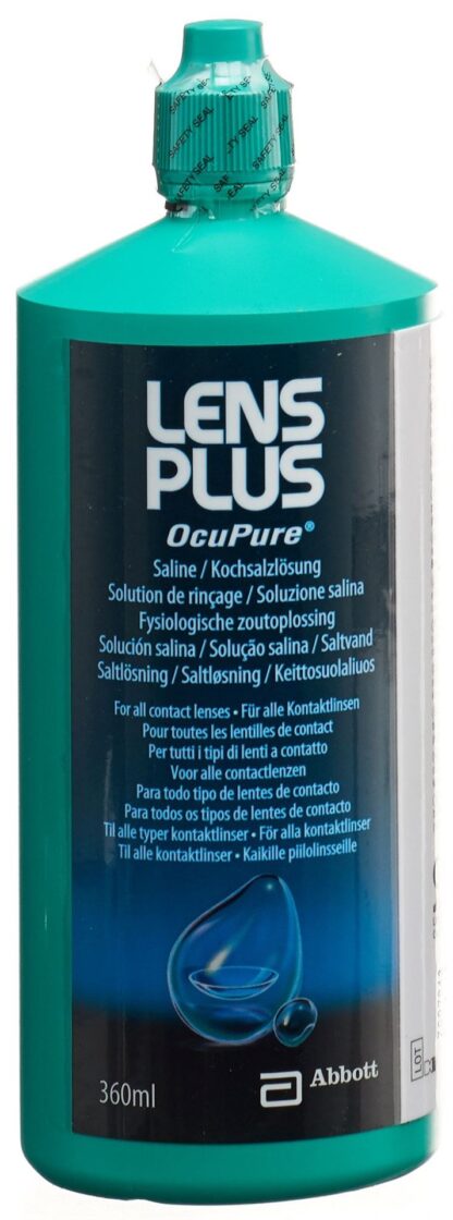 LENS PLUS OcuPure solution saline fl 360 ml - immagine 2