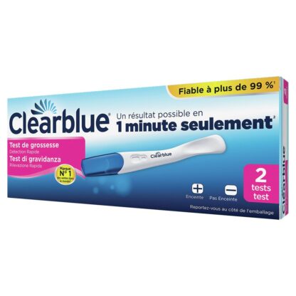 CLEARBLUE test de grossesse détection rapide 2 pce - immagine 2