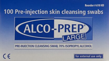 ALCO-PREP Tampon nettoya pré-injection GrL 100 pce
