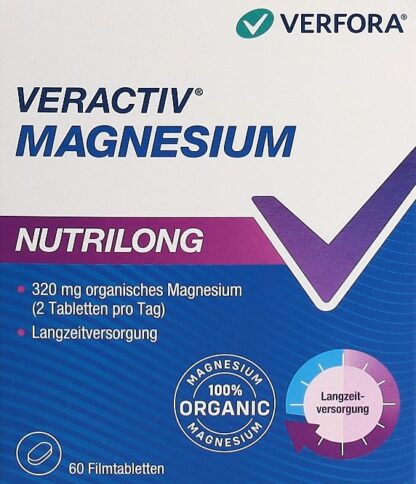 VERACTIV Magnesium Nutrilong cpr 60 pce