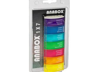 ANABOX pilulier 1x7 multicol a/f/i blist