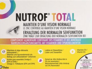 NUTROF Total Vit Spuren Omega 3 caps Vit D3 90 pce
