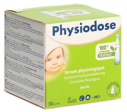 PHYSIODOSE sérum physiologique Green st 30 x 5 ml - immagine 2
