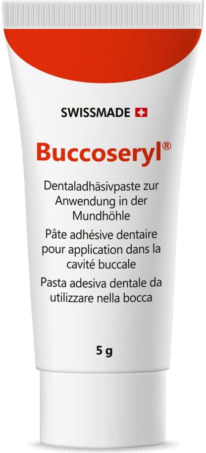 BUCCOSERYL pâte adhésive dentaire tb 5 g - immagine 3