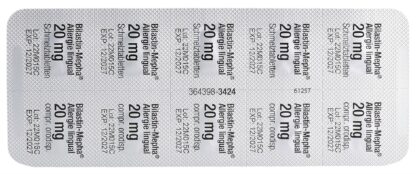 BILASTIN Mepha Allergie lingual 20 mg 10 pce - immagine 8