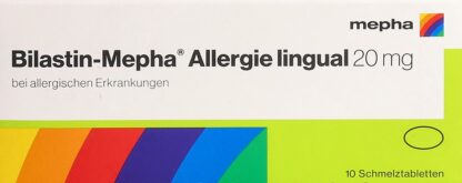 BILASTIN Mepha Allergie lingual 20 mg 10 pce