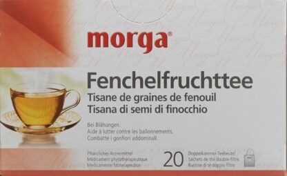 MORGA tisane de graines de fenouil sach 20 pce