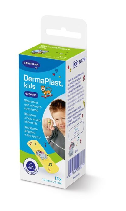 DERMAPLAST Kids Express Strips 19x72mm 15 pce
