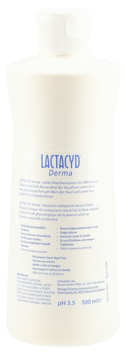 LACTACYD DERMA émulsion nettoyante douce 500 ml - immagine 8