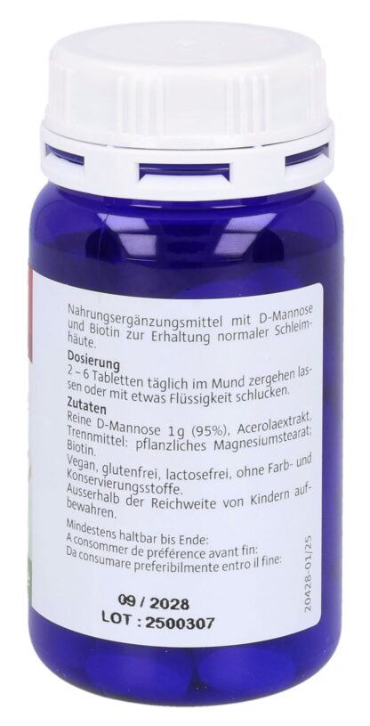 ALPINAMED D-Mannose cpr bte 60 pce - immagine 8