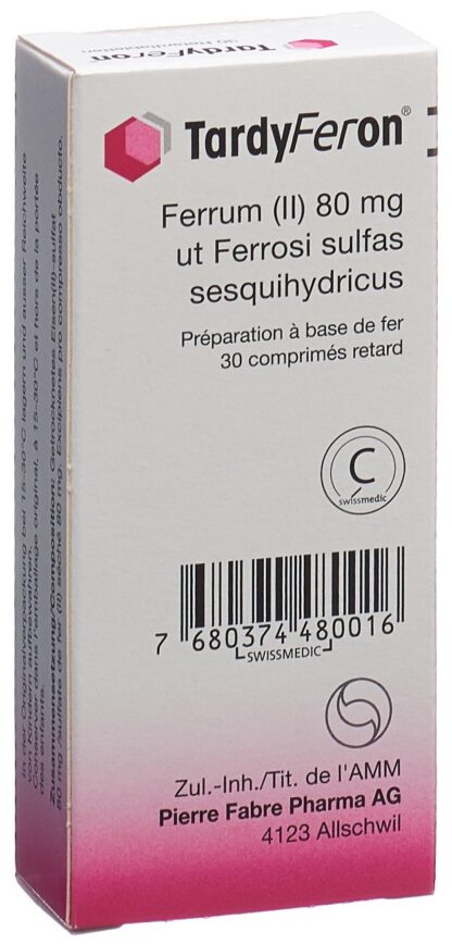 TARDYFERON cpr ret 80 mg 30 pce - immagine 4