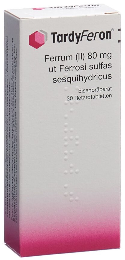 TARDYFERON cpr ret 80 mg 30 pce - immagine 3