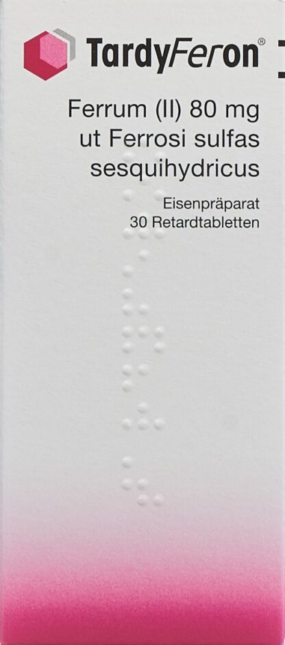 TARDYFERON cpr ret 80 mg 30 pce