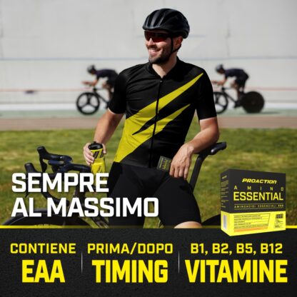 PROACTION AMINO ESSENTIAL Limone 20 Bustine - immagine 4