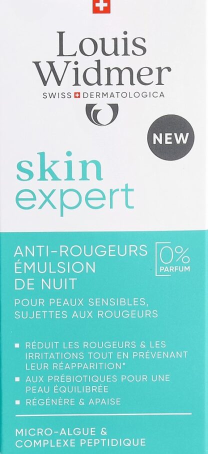 WIDMER anti-rougeurs emulsion de nuit tb 50 ml - immagine 2
