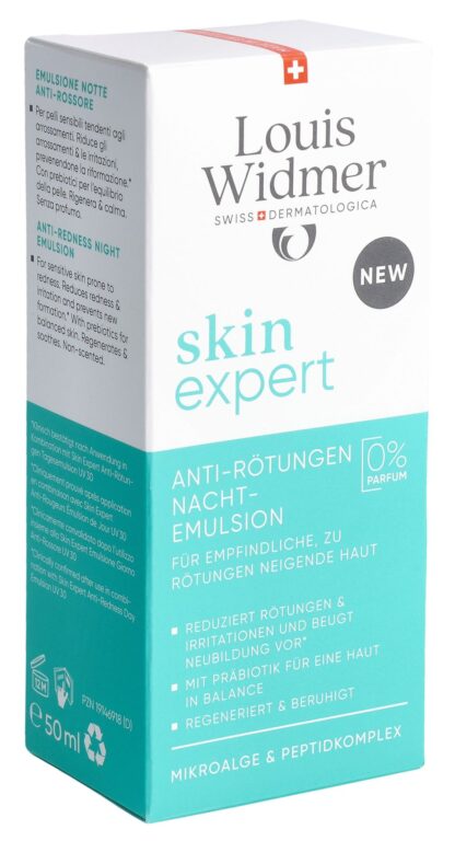 WIDMER anti-rougeurs emulsion de nuit tb 50 ml - immagine 3