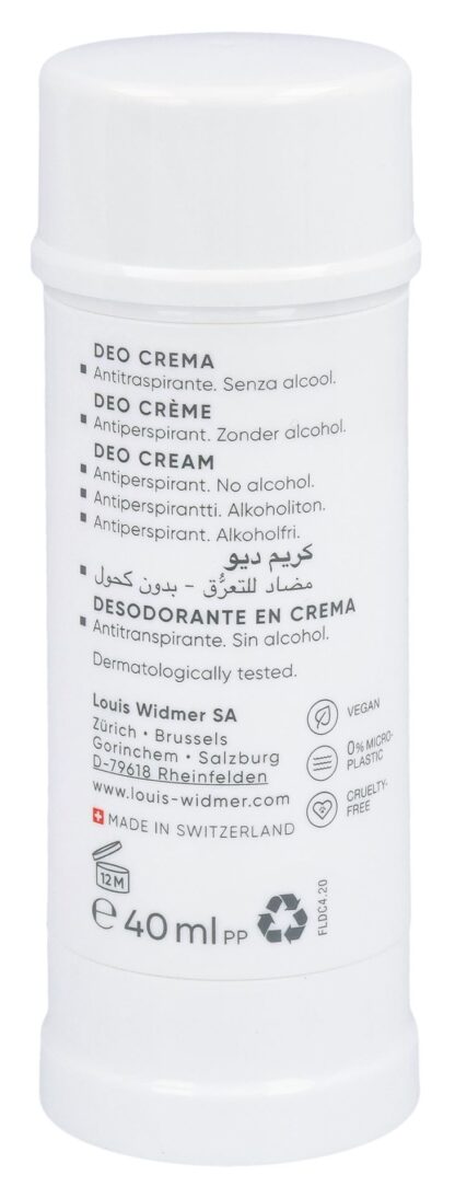 WIDMER déo crème antiperspirant parf 40 ml - immagine 8