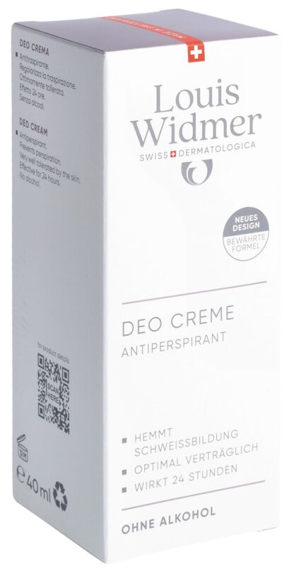 WIDMER déo crème antiperspirant parf 40 ml - immagine 3