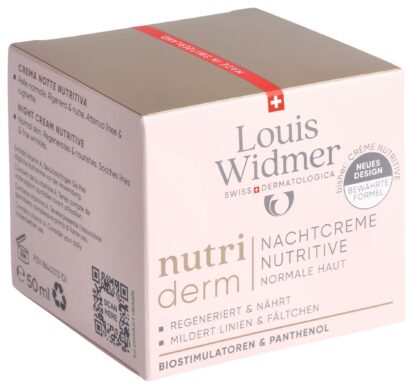WIDMER Nutriderm crème nuit nutritive parf 50 ml - immagine 3