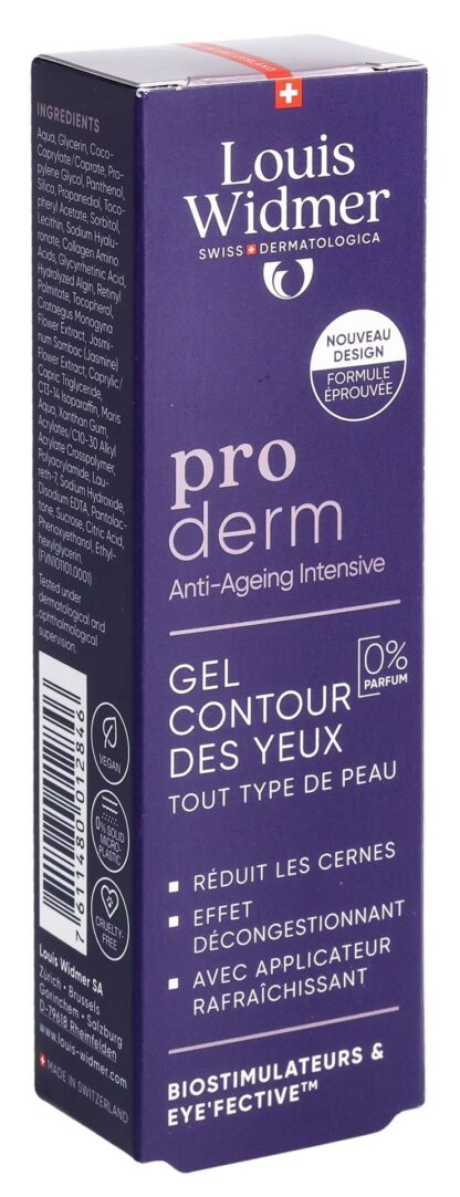 WIDMER Proderm gel contour yeux s parf 15 ml - immagine 4