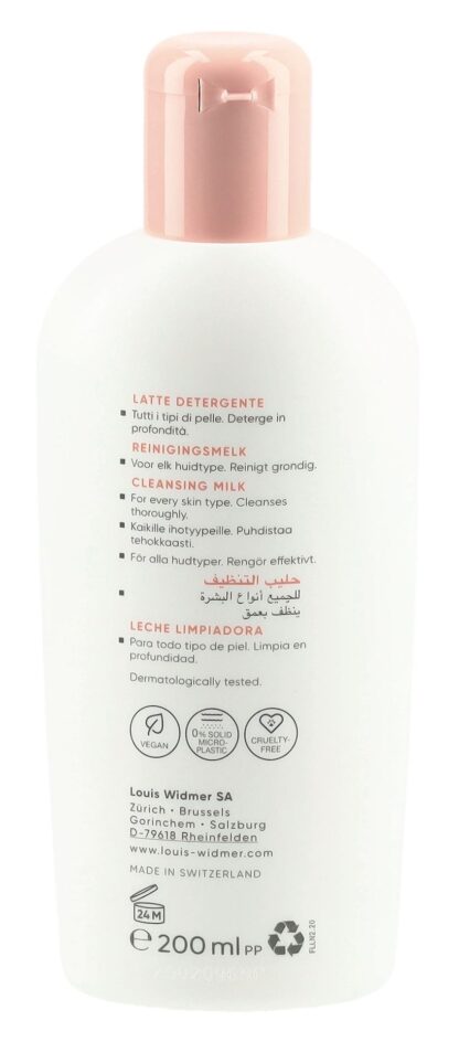 WIDMER Purederm lait nettoyant s parf 200 ml - immagine 8