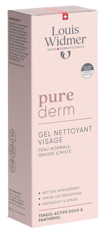 WIDMER Purederm gel nettoyant parf 125 ml - immagine 4