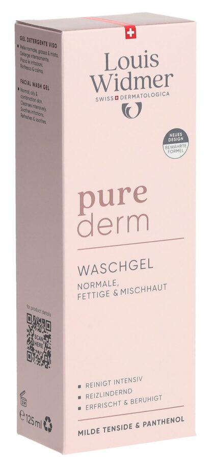 WIDMER Purederm gel nettoyant parf 125 ml - immagine 3