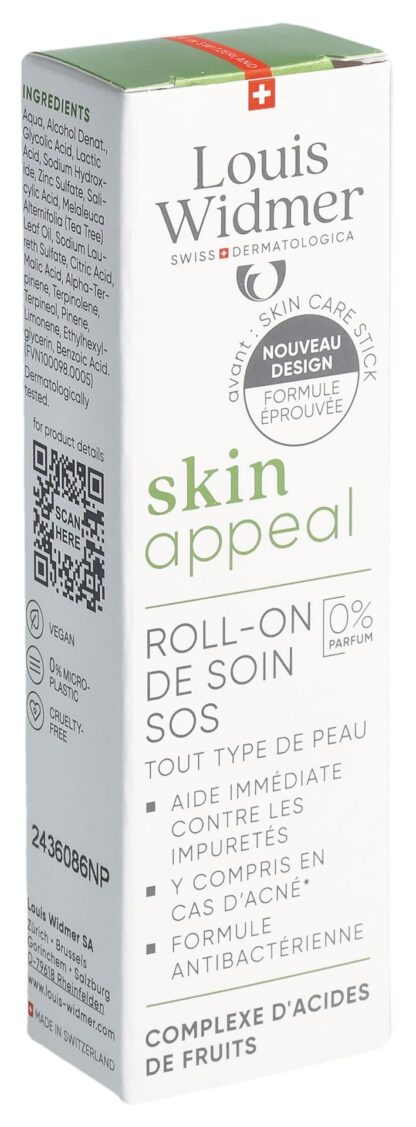 WIDMER Skin Appeal soin SOS roll-on 10 ml - immagine 4