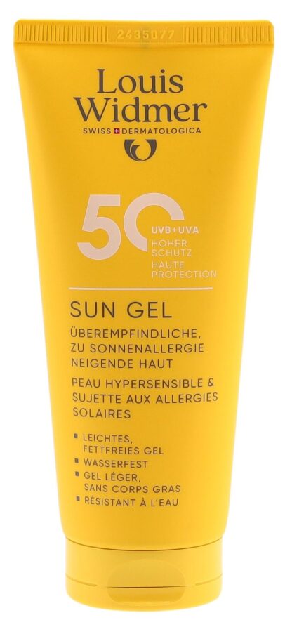 WIDMER sun gel SPF50 parf 100 ml - immagine 7