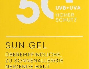 WIDMER sun gel SPF50 parf 100 ml