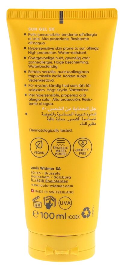 WIDMER sun gel SPF50 s parf 100 ml - immagine 8