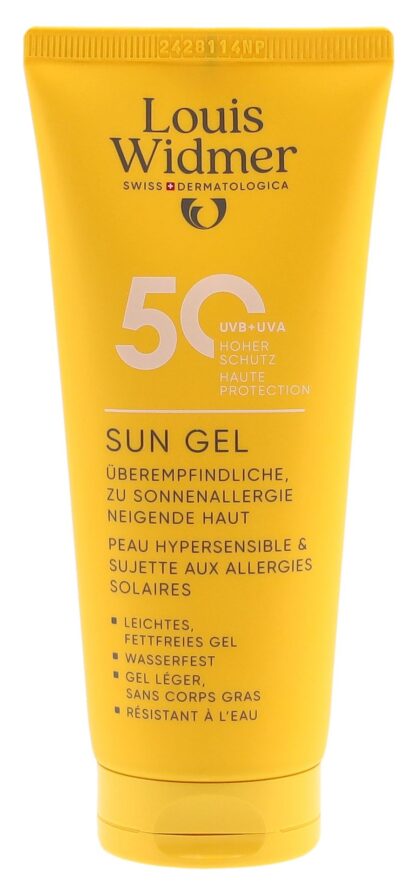 WIDMER sun gel SPF50 s parf 100 ml - immagine 7