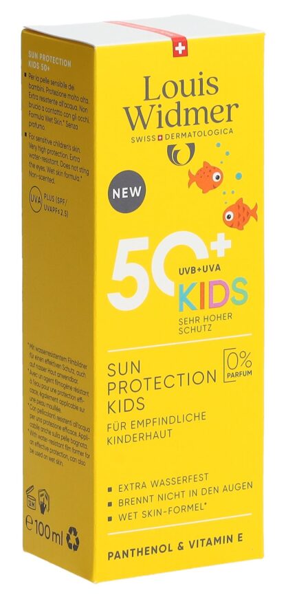 WIDMER sun protection kids SPF50+ s parf 100 ml - immagine 3