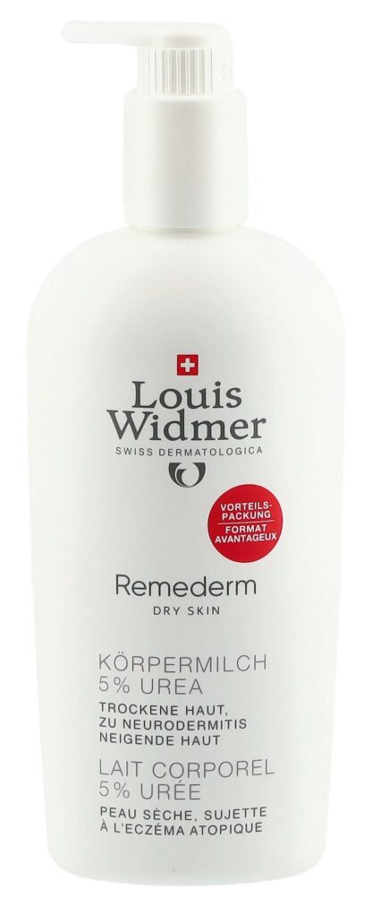 WIDMER Remederm lait cor 5% urée parf 400 ml - immagine 2