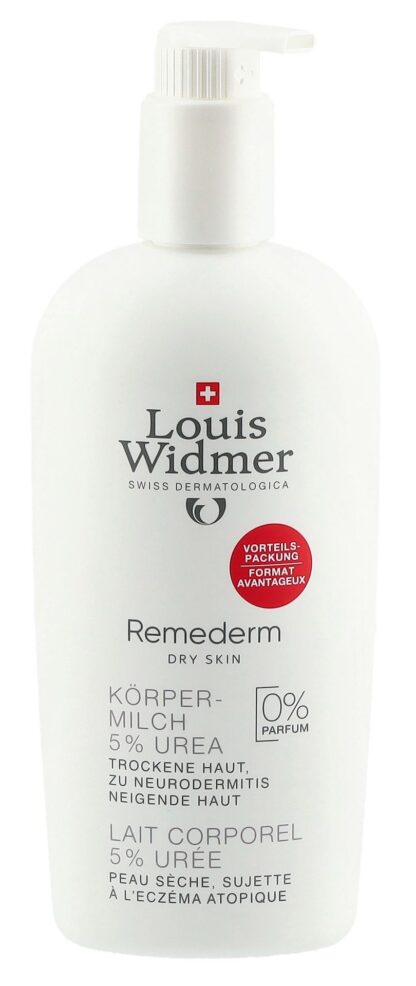 WIDMER Remederm lait cor 5% urée s parf 400 ml - immagine 2