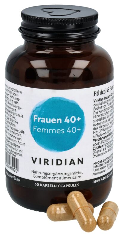 VIRIDIAN femmes 40+ multivit caps bte 60 pce - immagine 3