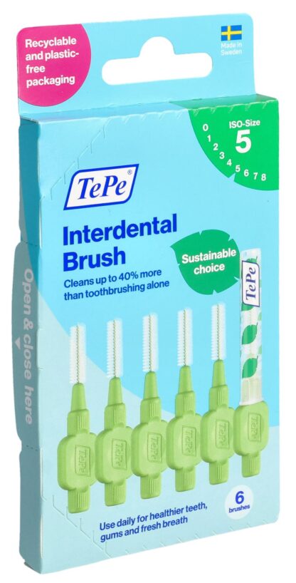 TEPE Interdental Brush 0.8mm vert 6 pce - immagine 2