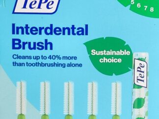 TEPE Interdental Brush 0.8mm vert 6 pce