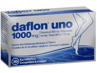 DAFLON UNO cpr croquer 1000 mg 30 pce