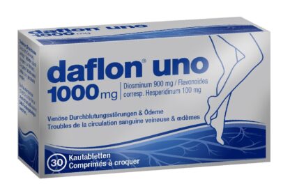 DAFLON UNO cpr croquer 1000 mg 30 pce
