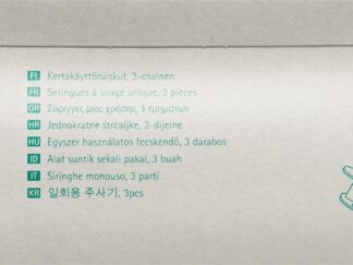 OMNIFIX seringue 5ml luer lock sans latex 100 pce